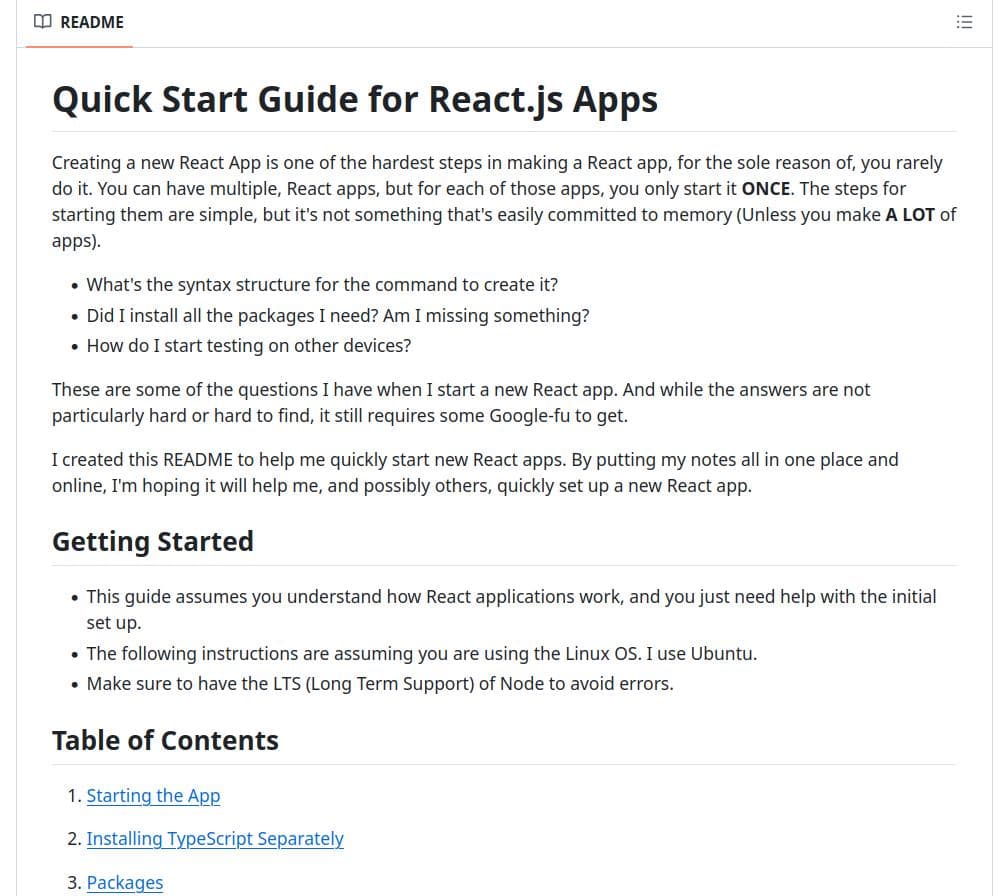 React Quick Start Guide