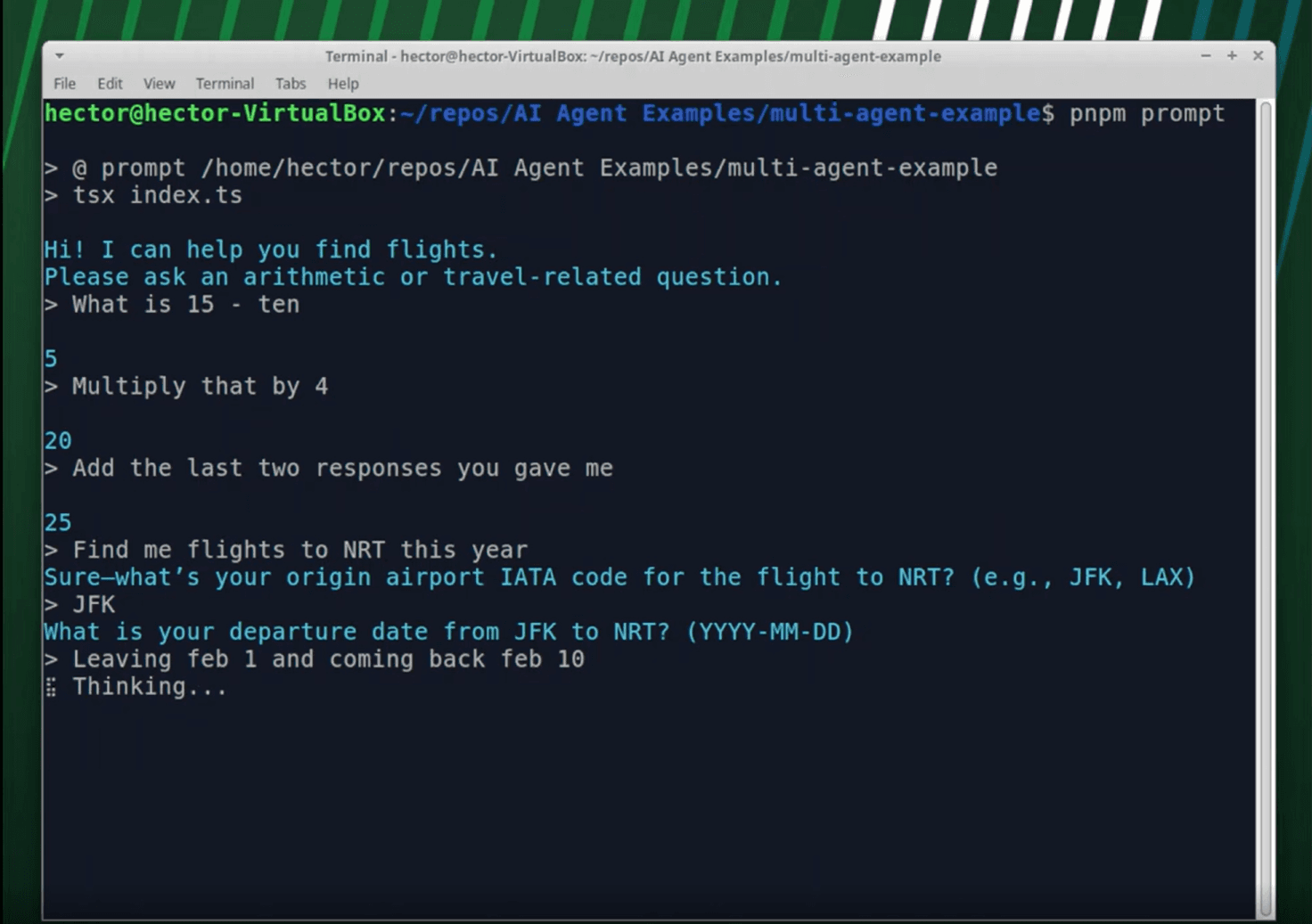 CLI Agentic Travel App