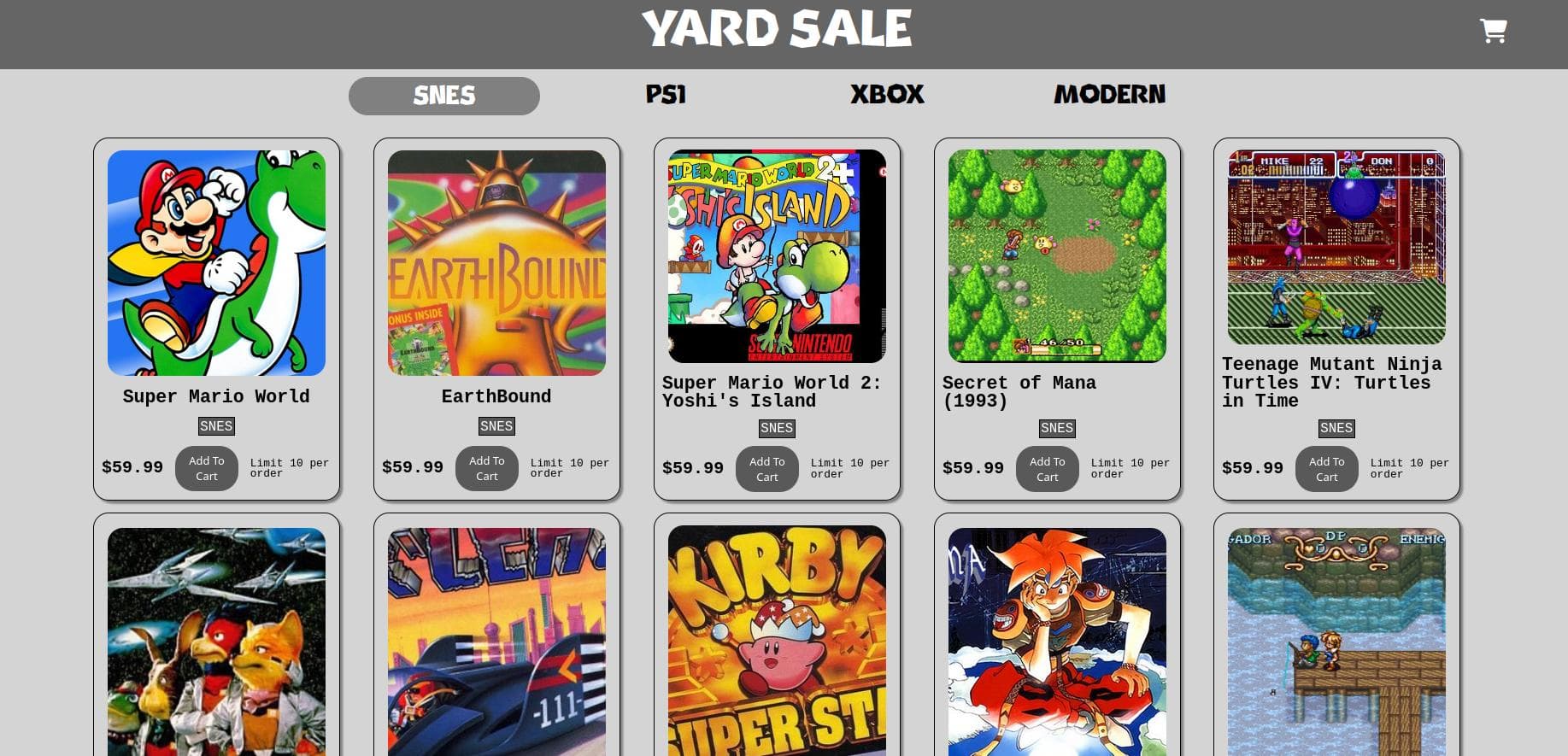 Yard Sale